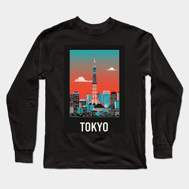 Tokyo Long Sleeve T-Shirt by TshirtMA